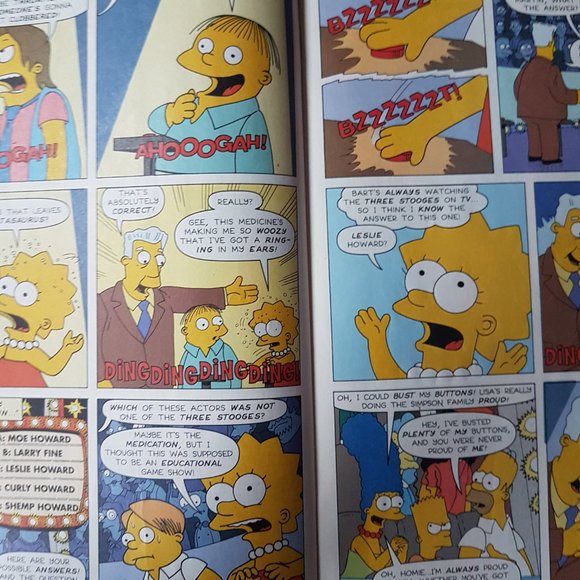 Vintage Simpsons Comic #4 - Picture 7 of 8